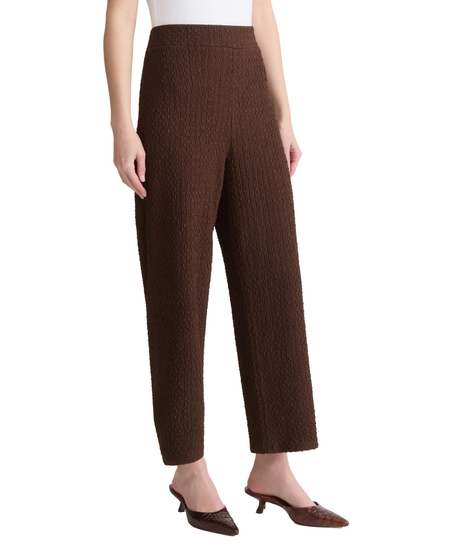 Women's Mid-Rise Wide-Leg Pants
