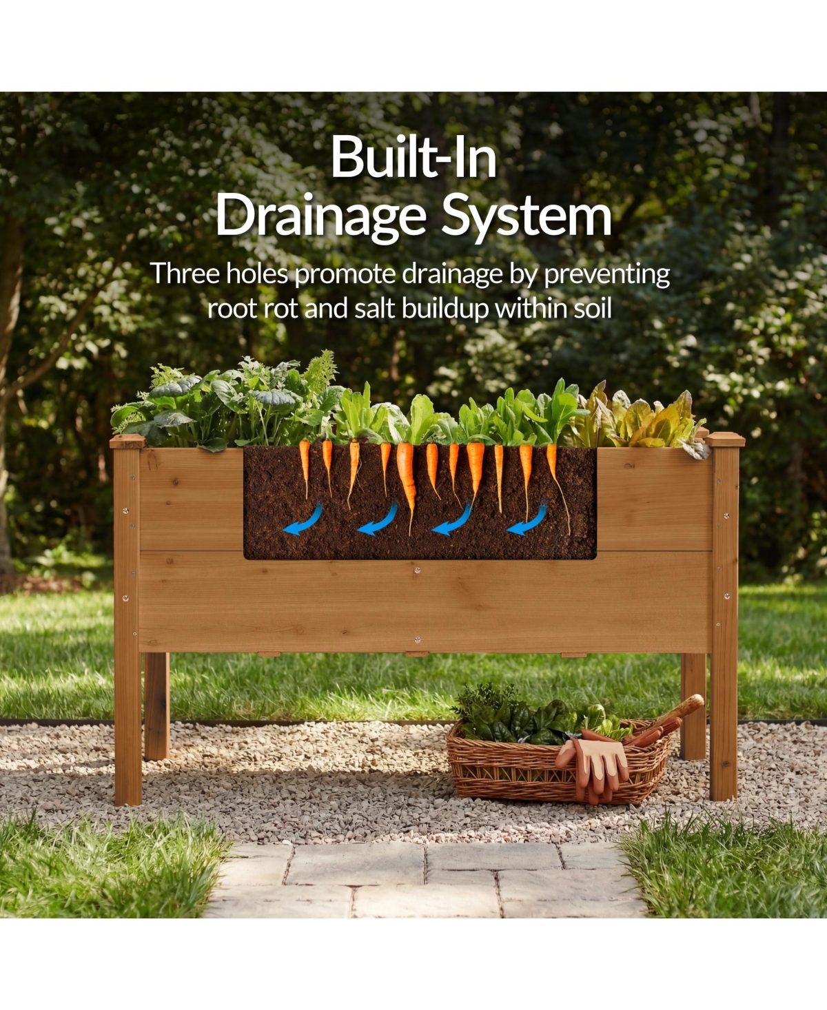 Best Choice Products Raised Garden Bed, Extra Deep 16" Depth