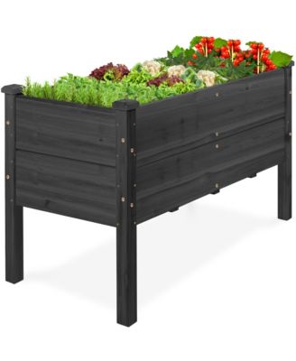  Raised Garden Bed, Extra Deep , Depth, Elevated Wood Planter Stand