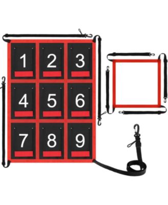 Adjustable Strike Zone Target for Baseball Net,Numbered Pitching Pad,Baseball Softball Target,Practice Throwing and Hitting with Accuracy