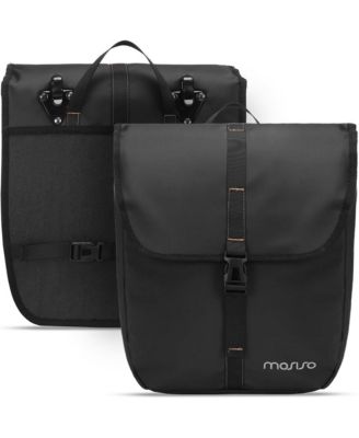 20L Bike Pannier Bags 2 Pack Waterproof Bicycle Rear Rack Storage Saddle Bags for Cycling Commuting Travel