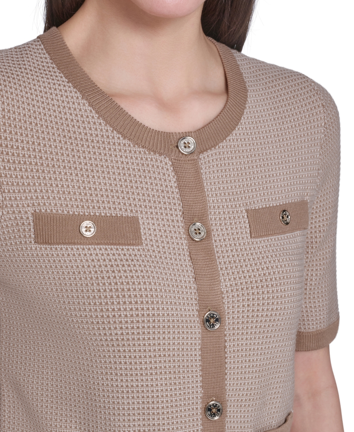 Tommy Hilfiger Women's Short-Sleeve Crewneck Sweater