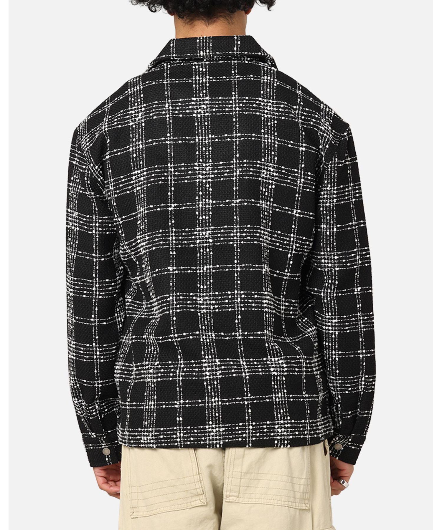 Men's Boucle Tweed Zip Jacket