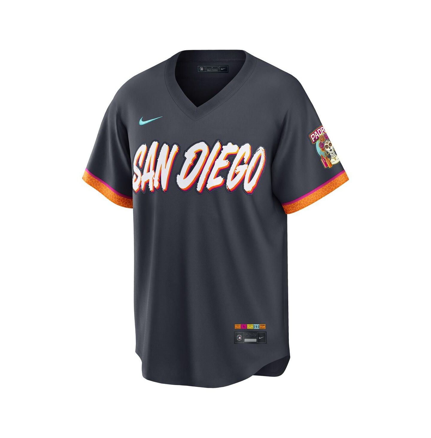 Мужское джерси Nike San Diego Padres 2026 City Connect Stadium, Black — фото 2