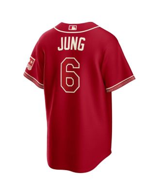 Men's Josh Jung Red Texas Rangers 2026 City Connect Stadium Jersey