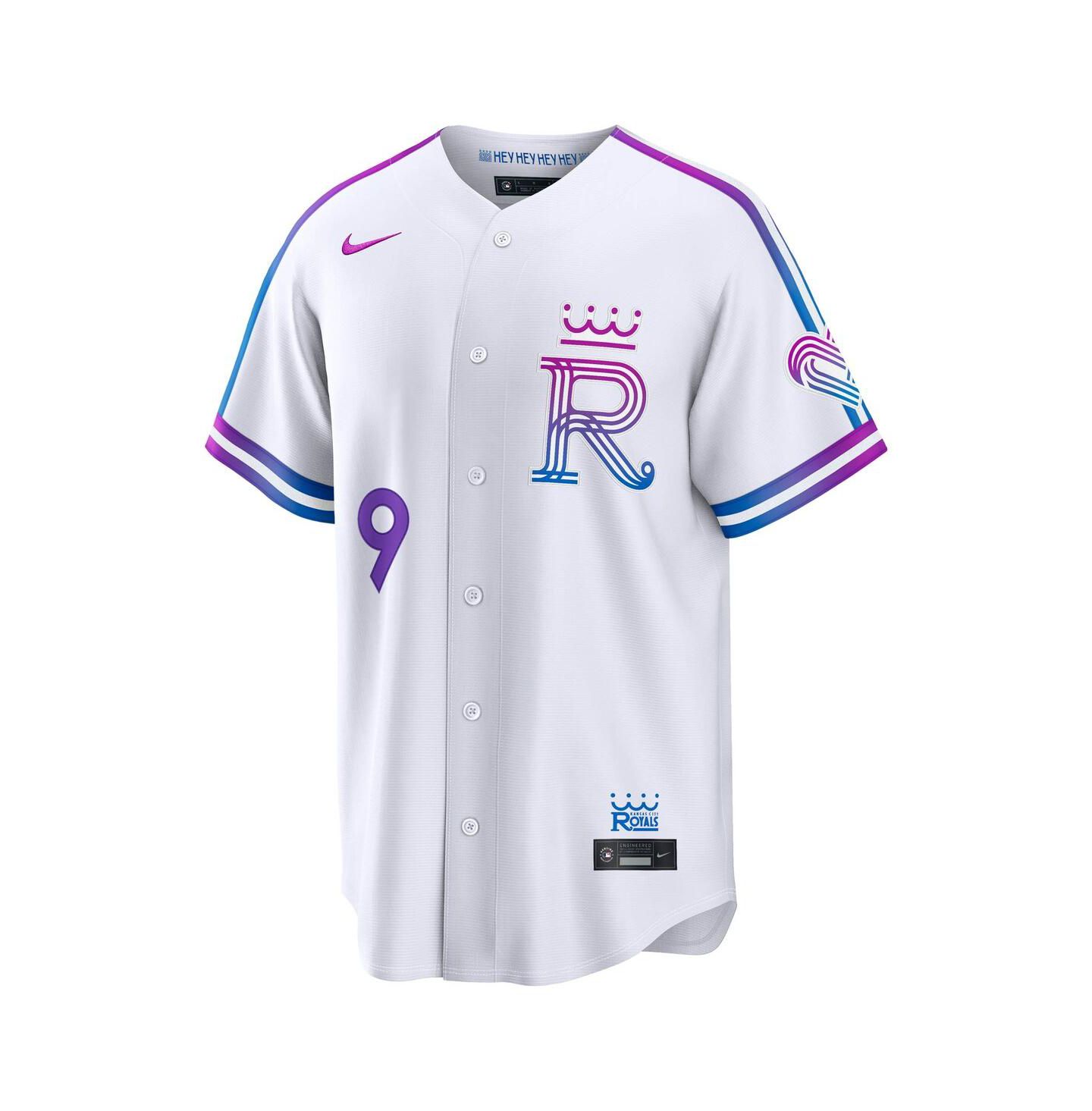 Мужской топ Nike Vinnie Pasquantino White Kansas City Royals 2026 City Connect Stadium Jersey — фото 2