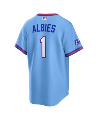 Men's Ozzie Albies Powder Blue Atlanta Braves 2026 City Connect Stadium Jersey
