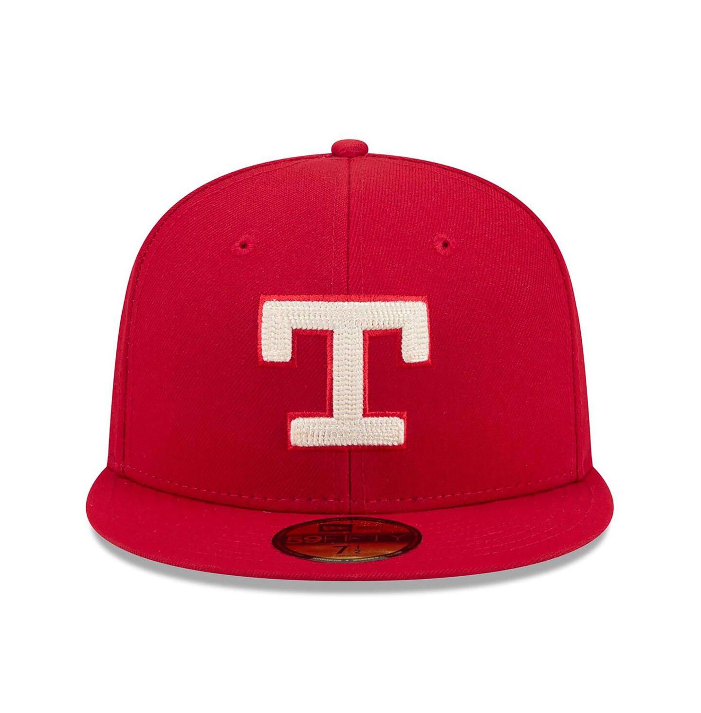 Мужская кепка New Era Red Texas Rangers 2026 City Connect 59FIFTY Fitted Hat — фото 3