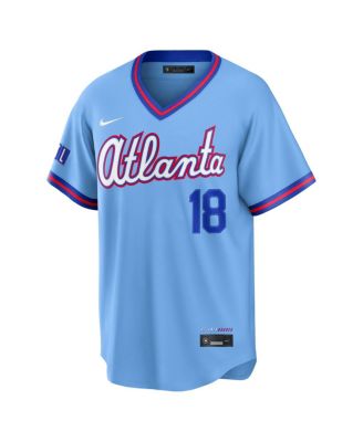 Men's Mike Yastrzemski Powder Blue Atlanta Braves 2026 City Connect Stadium Jersey