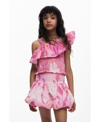 Girls Girls's Mini peplum floral skirt