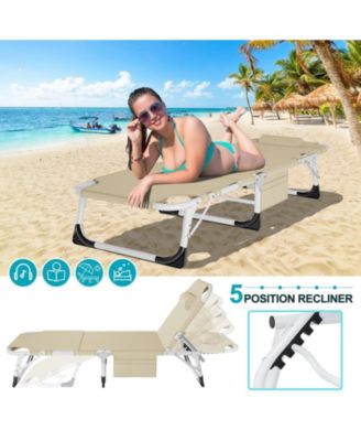 Camping Bed Portable Folding Oxford Heavy-duty With Mat Bag Camping Outdoor Recreation Gear