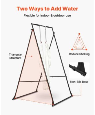 Yoga Stand Frame 440 lbs Triangular Rig with Hammock