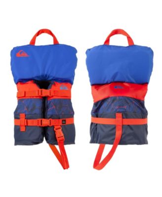 Infant Life Vest USCG Approved with Quick-Release Buckles and Leg Strap, Upright Flotation and Grab Handle, for Boating, Fishing