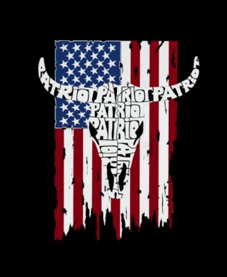 Women's Patriot Flag Word Art Crewneck Sweatshirt