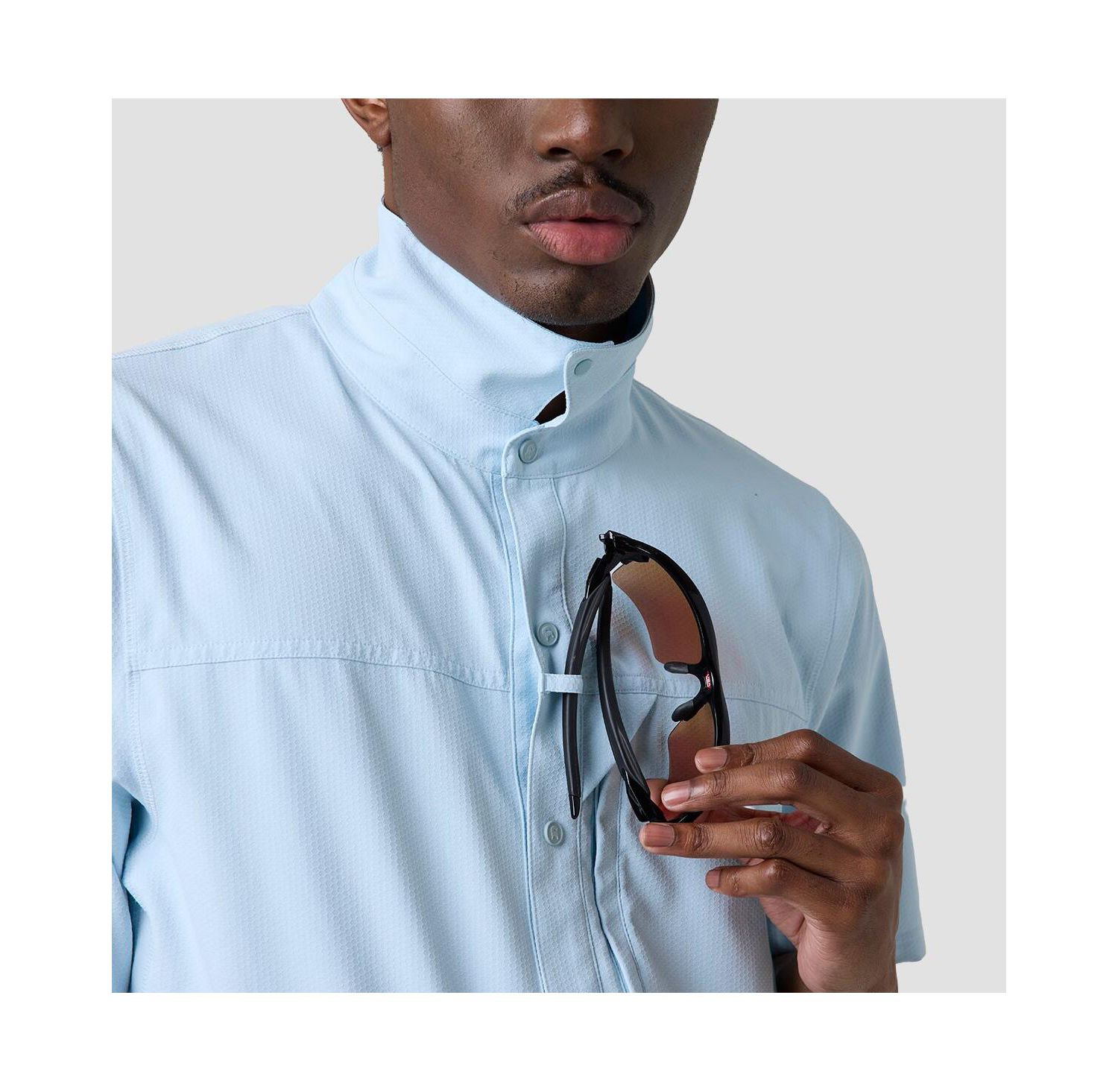 Men's Tahoe Woven Short-Sleeve Snap-Up Shirt Performance Shirts