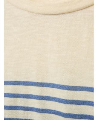 Women's Stripe Sleeve T-shirt