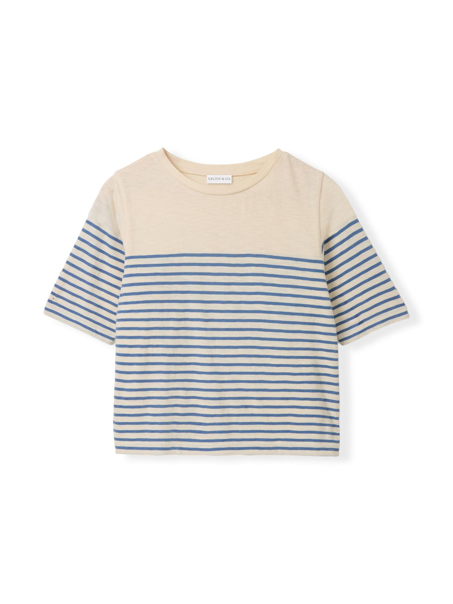 Women's Stripe Sleeve T-shirt