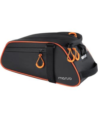 Bike Rack Bag 8L Waterproof Bicycle Rear Trunk Bag Compact Cycling Storage with Shoulder Strap for Commuting Travel