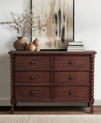 Beckett 46" Wood 6-Drawer Dresser