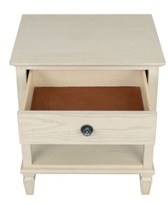 Victoria 24" One-Drawer Wood Bedside Table