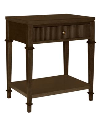 Kenna 26" Wood Fluted Drawer Nightstand