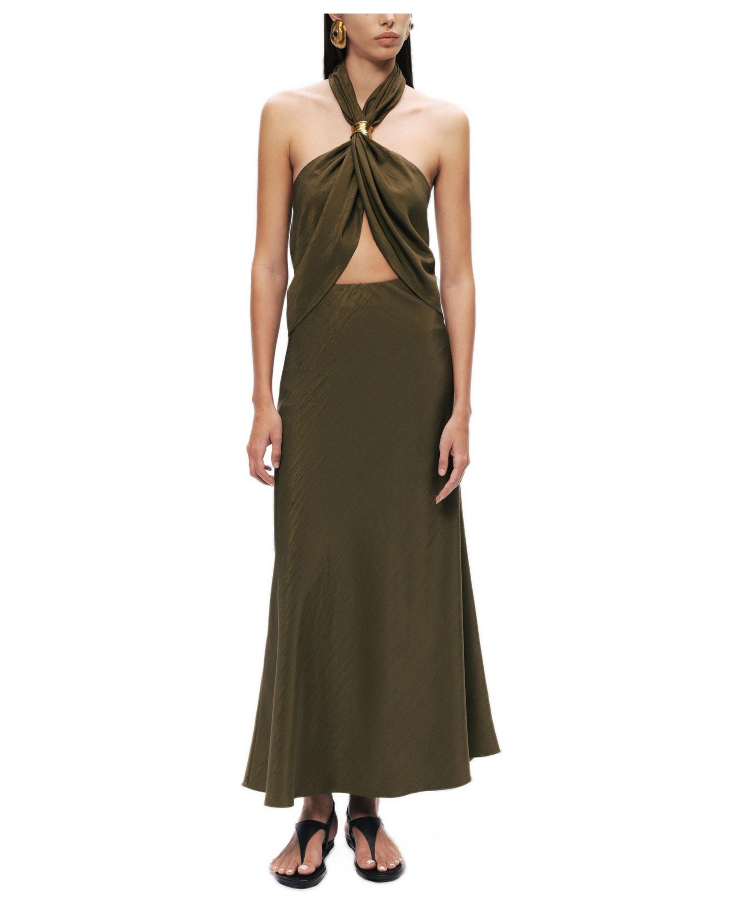 Women's Twist Halter Neck Bustier