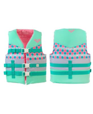 USCG Approved Teen and Youth Life Vest PFD, Light-Weight EPE Foam, Three Belts with Quick-Release Buckles for Fishing, Boating and Kayaking