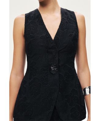 Women's Textured Tailored Vest