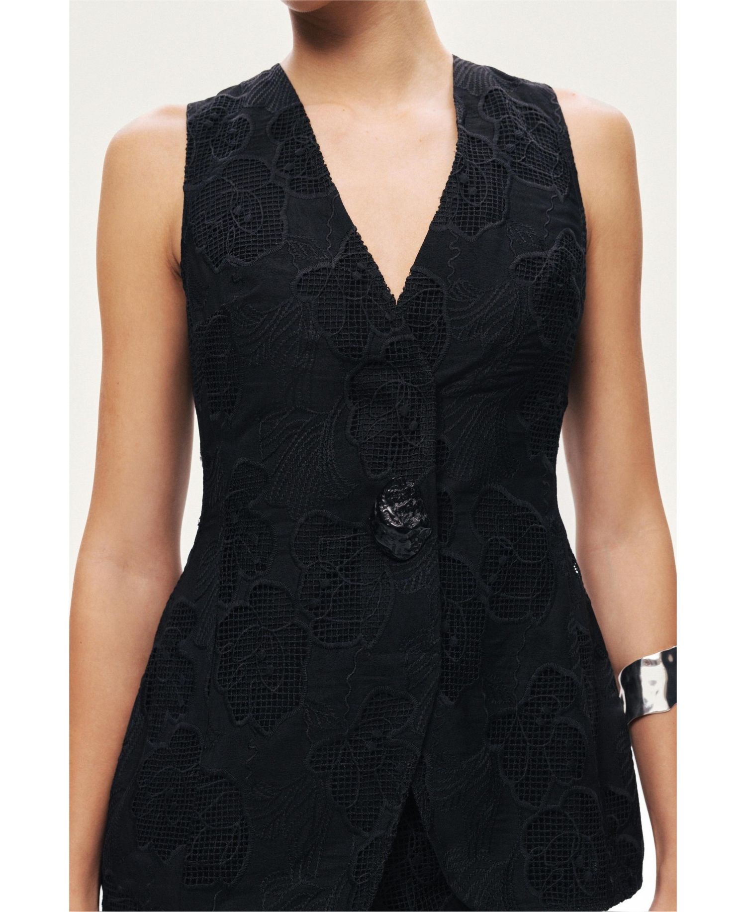 Women's Textured Tailored Vest