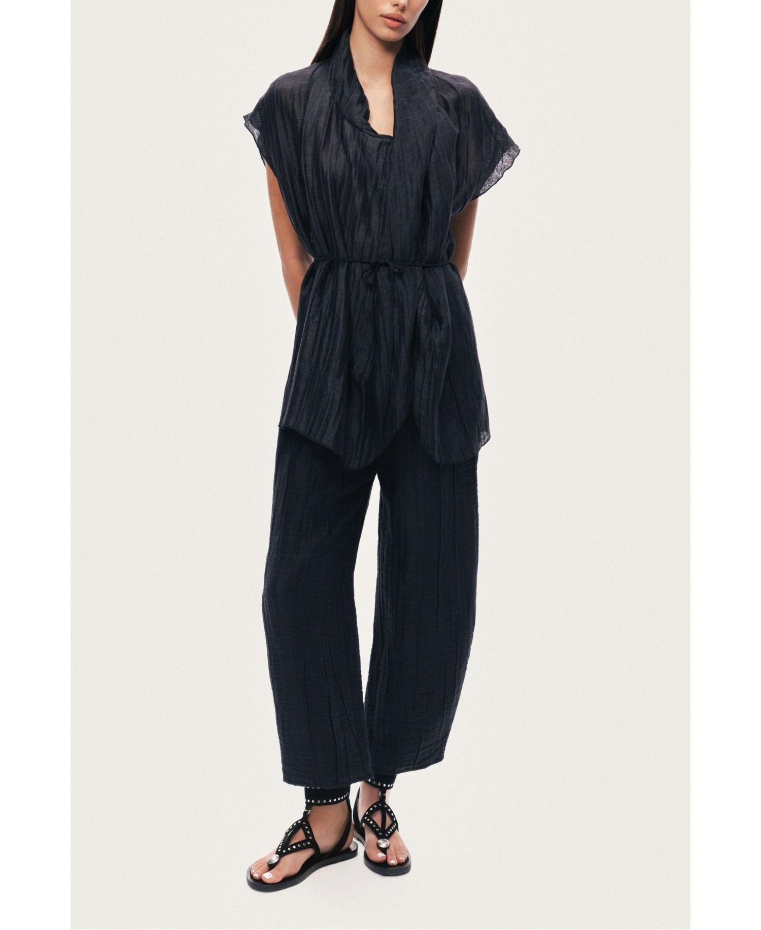 Women's Belted Vest