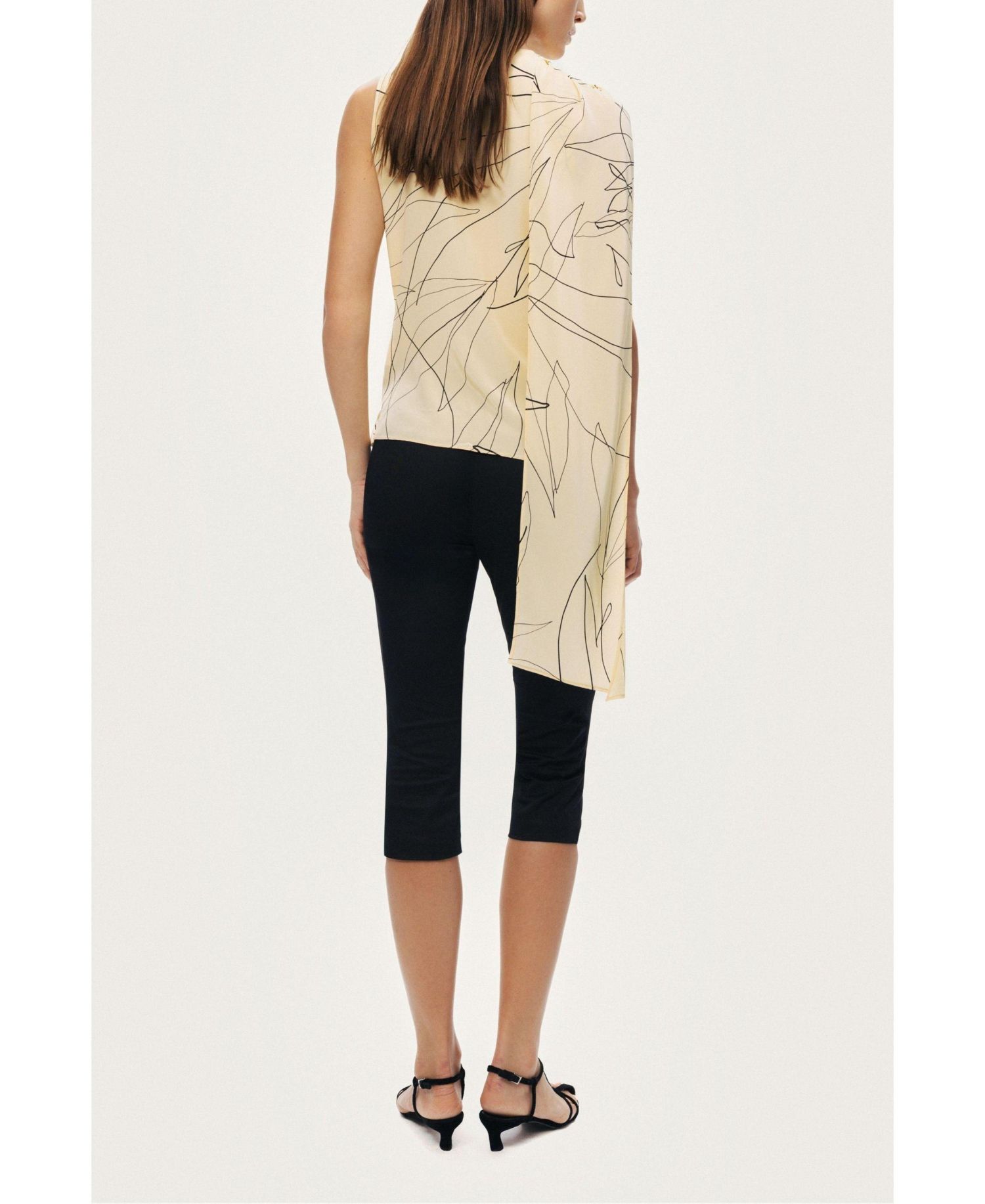 Women's Shawl Detail Blouse