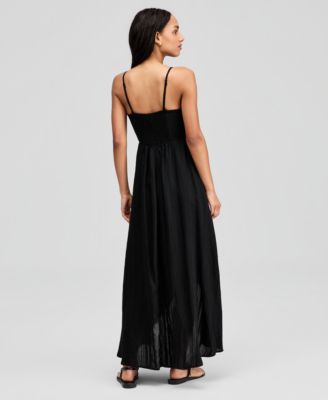 macy's black long dress Taylor Women's Black Maxi Dresses