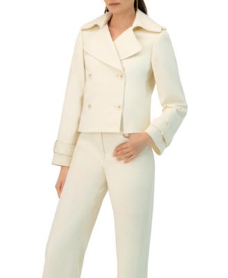 Women's Short Cotton Trench Coat