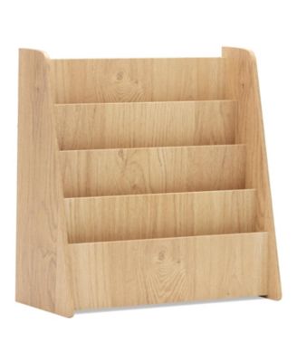 4-Tier Kids Bookshelf with Deep Compartments for Bedroom