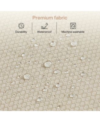 Patio Chair with Cushions, Outdoor Sofa with Metal Frame & Thick Seat Cushion, Modern Lounge Chair for Patio, Porch, Poolside