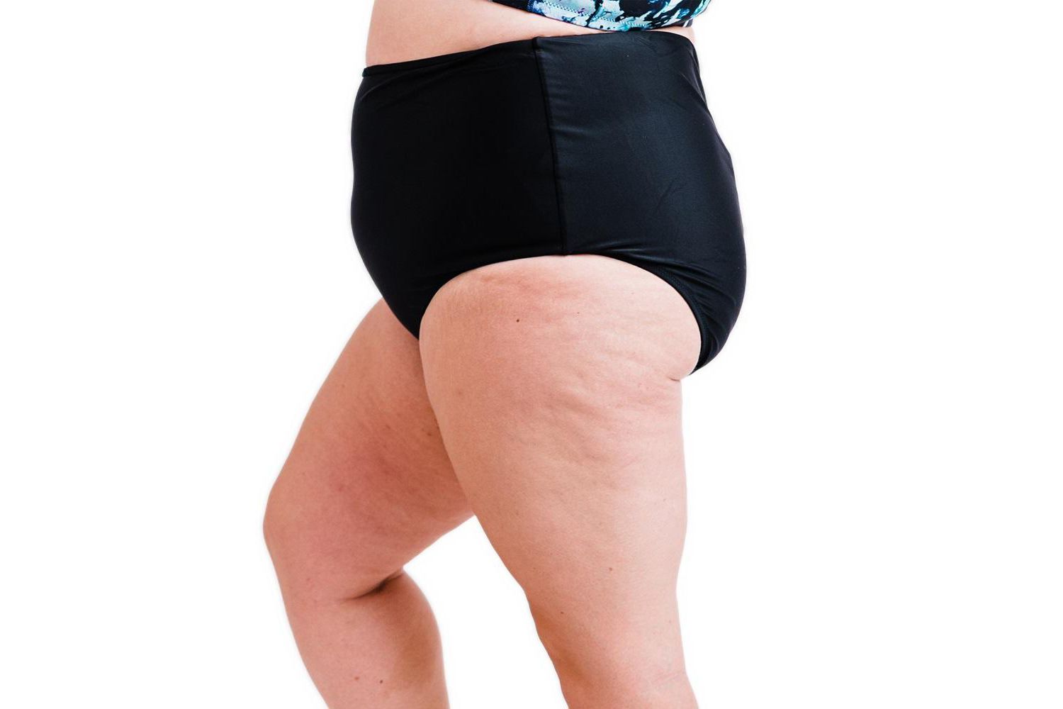 Plus Size High-Waisted Bikini Bottom