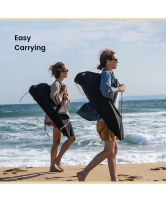  Foldable Rocking Camp Chair, XL Cup Holder, Side Pocket, Space-Saving Folding