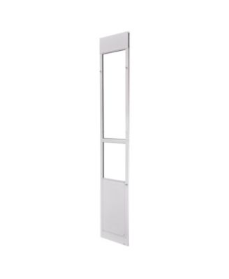 Dog Door for Sliding Glass 91-96 inches XL Flap Aluminum