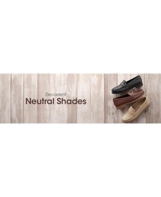 Womens Nemunk Metallic Chain Detail Loafers