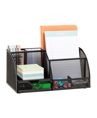 Desktop Organizer Metal Mesh Office File Storage Mail Holder