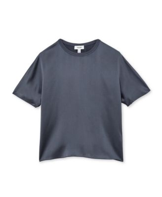 Women's Silk Short-Sleeve Top