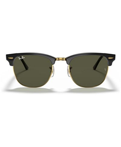 Ray-Ban Sunglasses, RB3016 49 CLUBMASTER - Sunglasses by Sunglass Hut ...