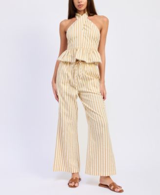 Women's Pull-On Self-Tie Waist Pants