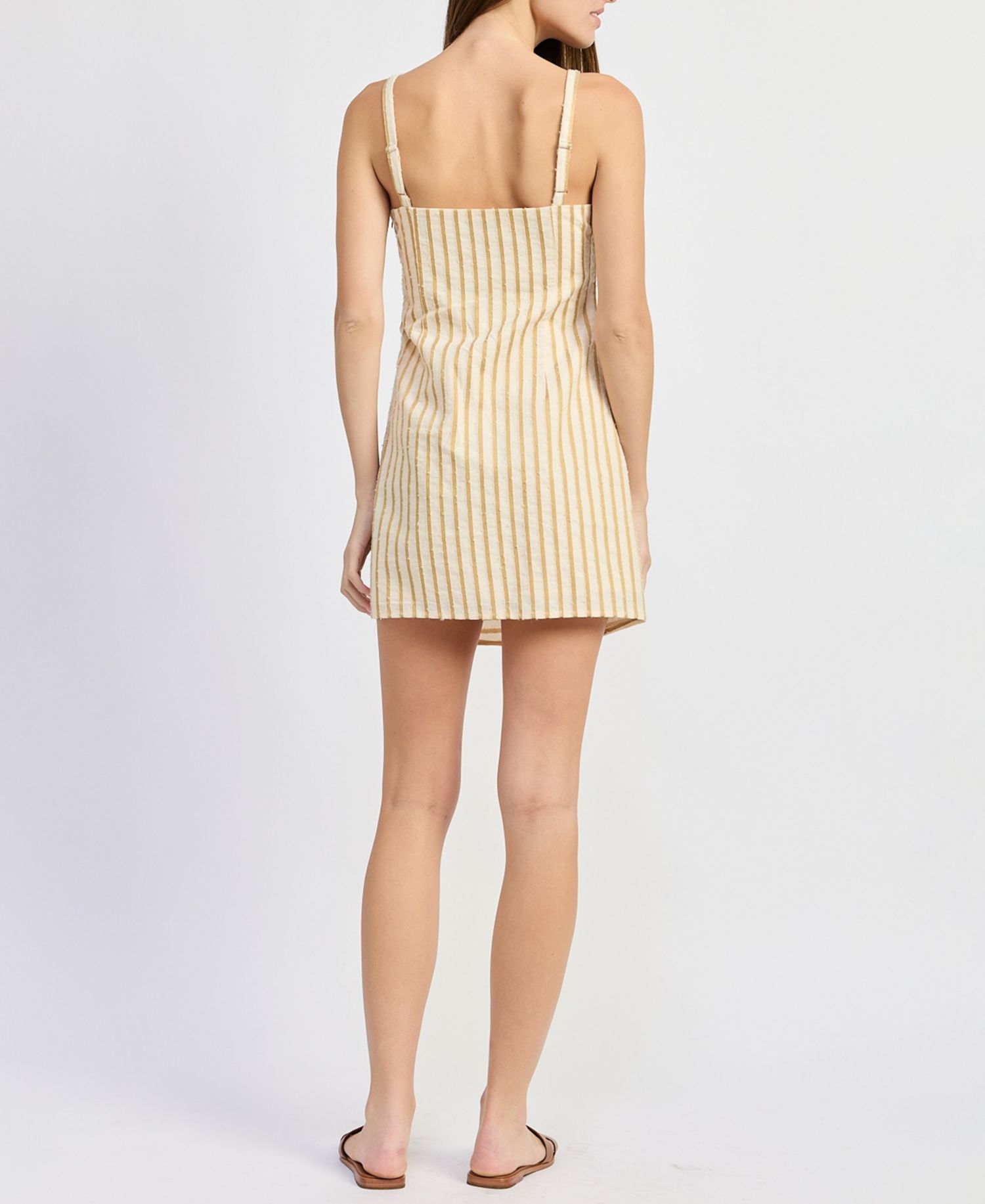 Women's Sleeveless Crewneck Bodycon Mini Dress