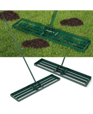 Heavy Duty Lawn Leveling Rake in for Soil
