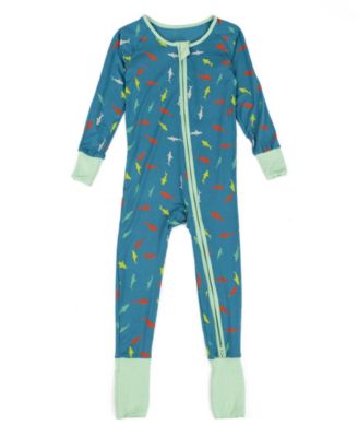 Toddler Matching Family One-Piece Cooling Bamboo Viscose Footed Pajamas