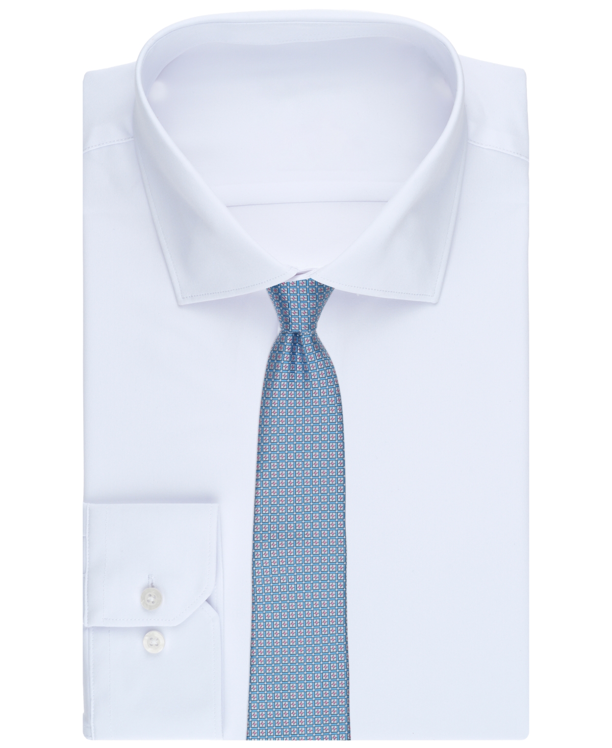 Club Room Men's Holston Classic Geometric Pattern Tie, Macy's Exclusive