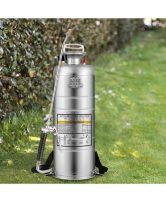 3.5Gal Stainless Steel Sprayer, 20" Wand, Adjustable Nozzle for Gardening