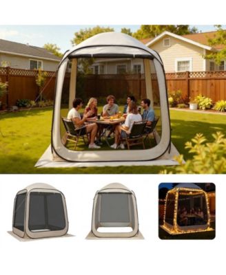 INOLAI Pop Up Screen House Tent with Carry Bag for Outdoor Activities