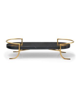 Farrah Oval Marble Tray